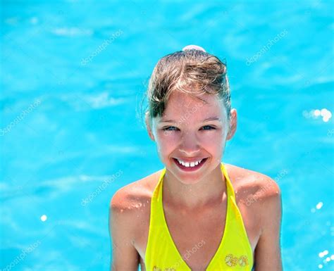 Louise Barnard Swimsuit Model in Yellow Bikini